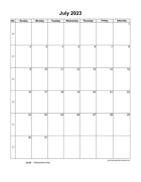 Free Printable Vertical Monthly Calendar 2023 Buka Tekno