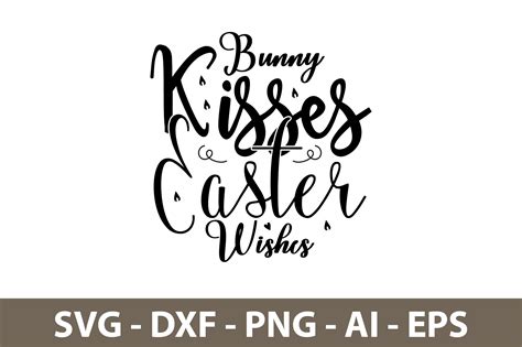 Bunny Kisses Easter Wishes Svg By Orpitaroy Thehungryjpeg