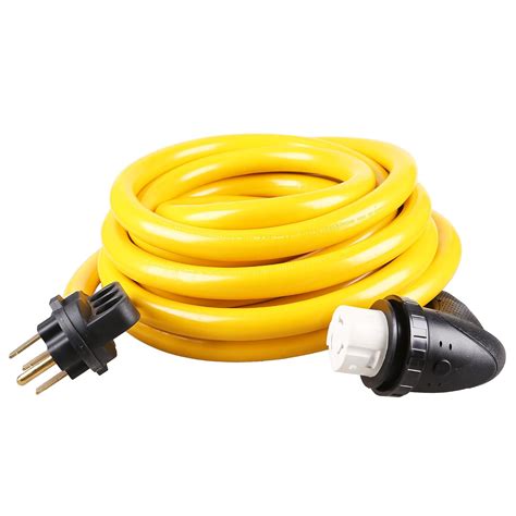 Epicord Heavy Duty Outdoor Rv Extension Cord 50 Amp Standard Male With