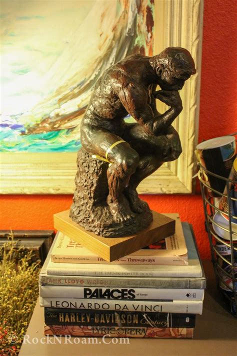 Vintage Interview Hwy 62 Arts And Antiques The Thinker Sculpture Road