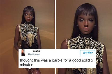 People Are Convinced This South Sudanese Australian Model Is A Real Life Barbie Doll Barbie