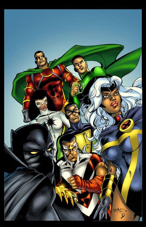 In a time when the struggle for civil rights was very much at the forefront of the american dialogue. African American Superheroes by ~GreeneLantern | Black ...