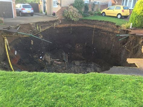 Giant Sinkhole Opens At Schools Football Stadium Picture Incredible