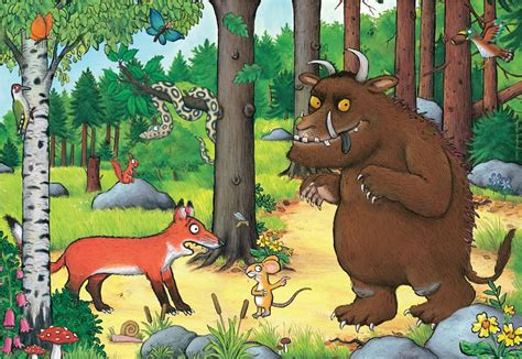 Holdson Puzzle Gruffalo 50pc Xl Why Fox Hello Holdson Puzzle