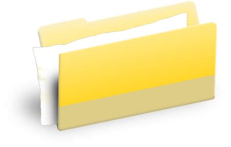 Folder With Document Public Domain Vectors
