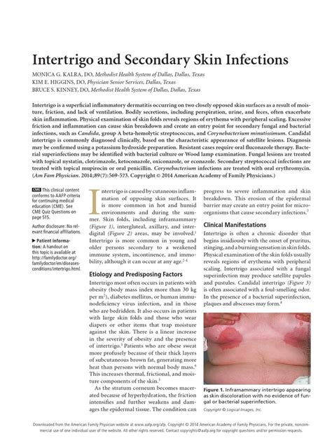 intertrigo and secondary skin infections candidiasis topical medication