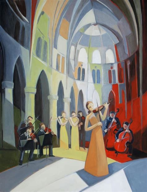 Concert Original Fine Art By Olga Touboltseva Lefort Daily Paintworks