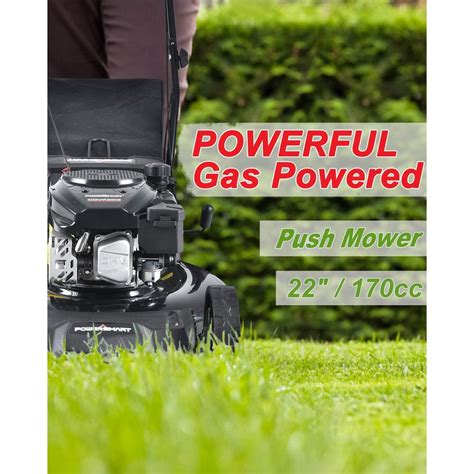 PowerSmart 22 In 3 In 1 170 Cc Gas Self Propelled Walk Behind Lawn