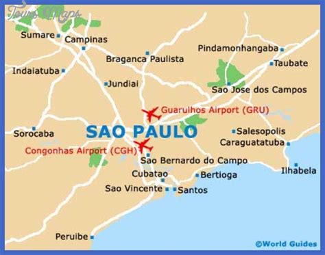 Sao Paulo Map Toursmaps Com