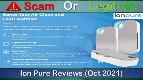 Ion Pure Reviews Is Ion Pure Reviews Scam Or Legit Product Check It