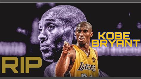 Kobe Bryant Passed Away Rip To A Legend Youtube