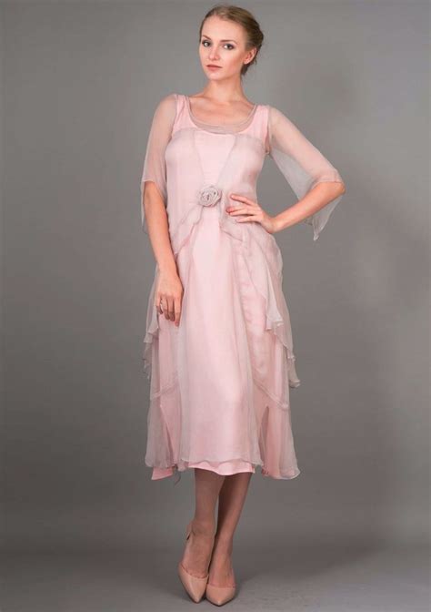 Nataya Great Gatsby Layered Lace Dress 10709 Rose Xl Tea Party