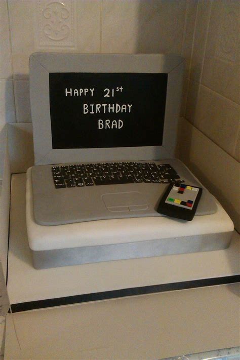 Birthday cake ideas pictures for you. 77 best Computer Cakes images on Pinterest
