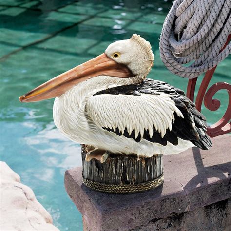 Design Toscano Dock Of The Bay Pelican Statues Set Of Two 7890