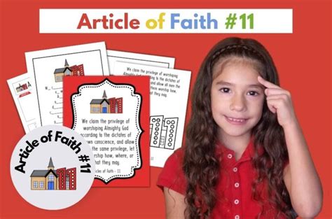 Eleventh Article Of Faith 11 Mtc For Kids