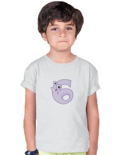 Creative 6 White Color T Shirt For Boys At Rs 49900 बॉयज़ टी शर्ट