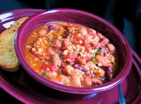 By jill corleone, rdn, ld. Low Fat Chili Made With Fat-Free Ground Turkey, 210 Calories Per Recipe - Food.com