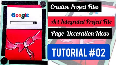 Tutorial Art Integrated Project File Creative Page Design Ideas File Decoration Ideas