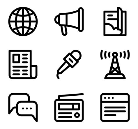 News Icon Vector 2530 Free Icons Library