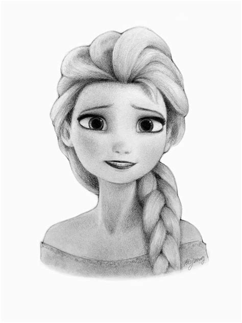 Frozen Elsa Drawing By Ralphel321 On Deviantart
