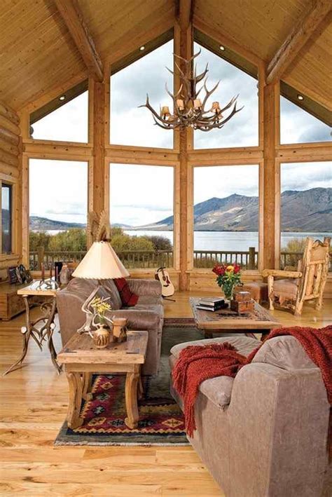 Great Room Pictures Log Home Decorating Cabin Living Room Log Homes