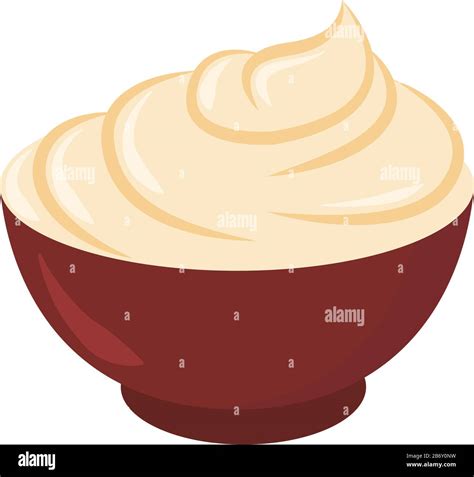 Sour Cream Sour Cream Stock Vector Images Alamy