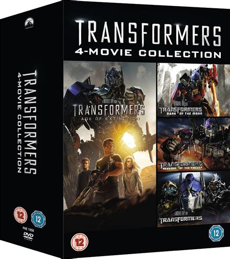 The Complete Transformers Movie Part 1 4 4 Discs Dvd Box Set