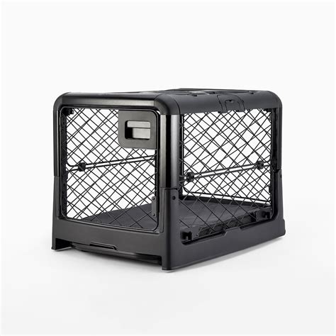 Diggs Revol Small Dog Crate Charcoal Portable Travel Dog Crate With