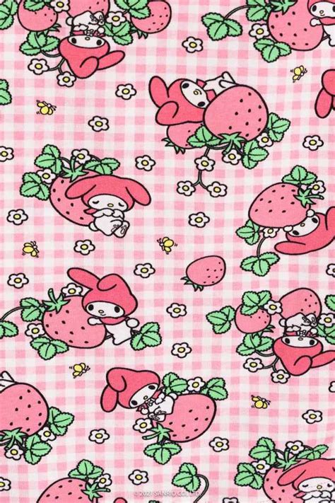 Strawberry My Melody Wallpaper Wallpaper Sun