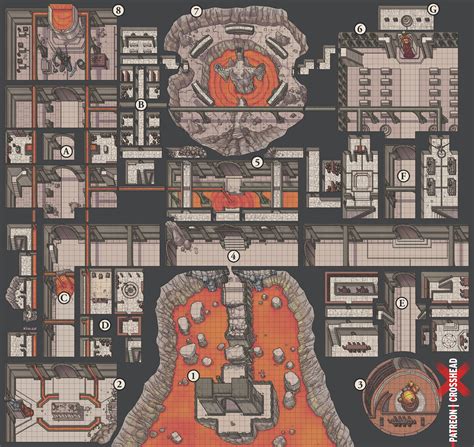 Crosshead Patreon Fantasy City Map Dungeon Maps Dnd World Map