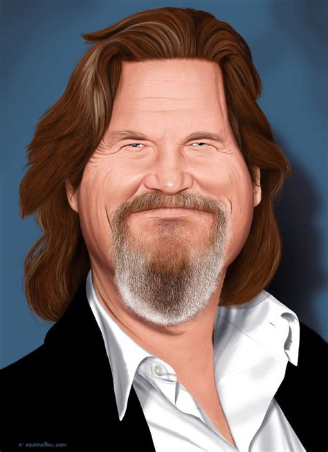 Hilarious Digital Caricatures Of Famous People Jeff Bridges Funny