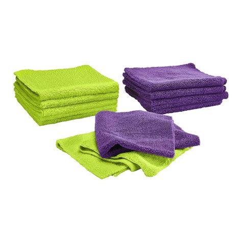 Ultra Plush Edgeless Microfiber Towels 12 Pack