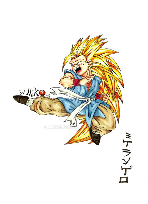 Goku Ss3 Gt By Mikomod82 On Deviantart