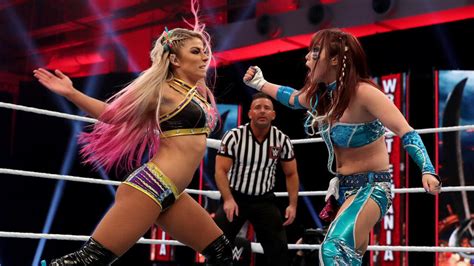 The Kabuki Warriors Vs Alexa Bliss And Nikki Cross Wwe Womens Tag Team Championship Match