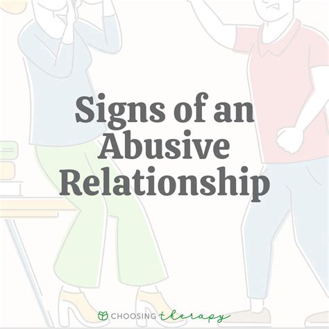 25 Signs Youre In An Abusive Relationship