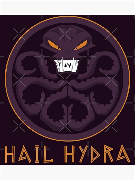 Hail Hydra Poster By Jalbertamv Redbubble
