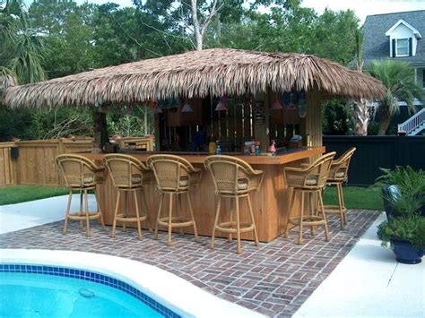 Portfolio Overview Backyard Bar Tiki Bars Backyard Outdoor Tiki Bar