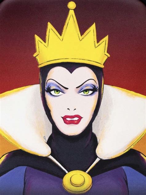 The Evil Queen From Disneys Maleficent Is Wearing A Crown And Has