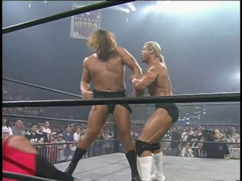 Lex Luger And Giant Square Off At Wcw Monday Nitro Video