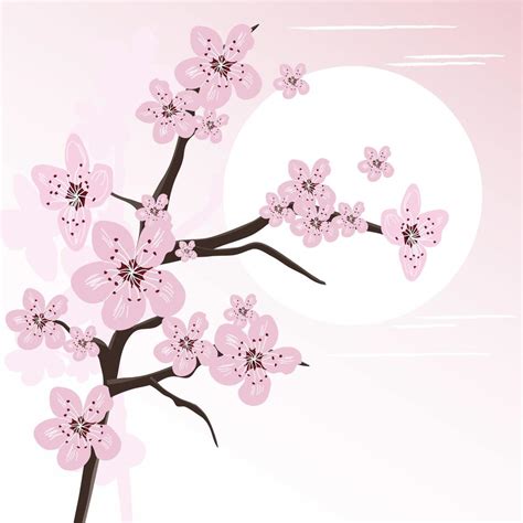 Cherry Blossom Vector 274081 Vector Art At Vecteezy