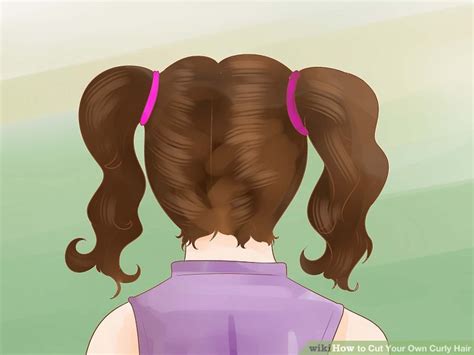 4 Ways To Cut Your Own Curly Hair Wikihow