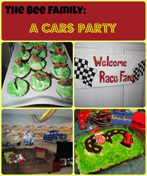 ;) we dreamed this cars theme up in collaboration with the new disney. The Bee Family: A DIY Cars Party