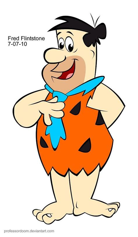 Fred Flintstone By Professordoom Classic Cartoon Characters Old Cartoon Characters