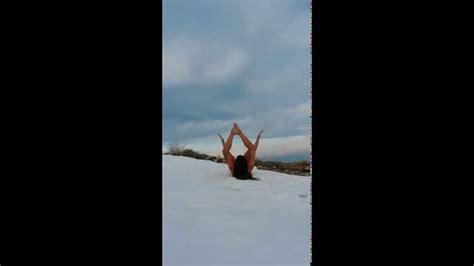 Snow Naked Yoga By Christina Paziou Youtube