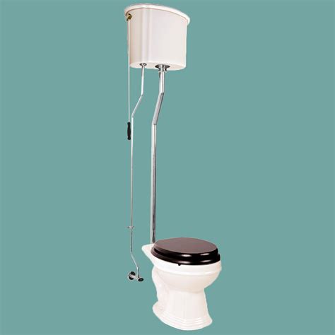 Renovators Supply Overhead Tank Toilet With Biscuit China Finish