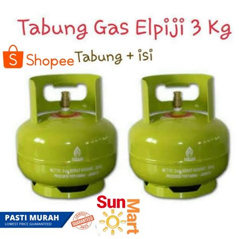 Jual Tabung Gas 3 Kg Isi Tabung Elpiji 3kg Isi Shopee Indonesia