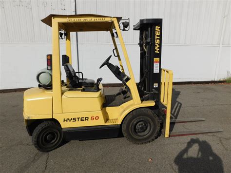 Hyster 50 Lp Forklift 4750 Lb Capacity Model H50xm Sn H177b50728b