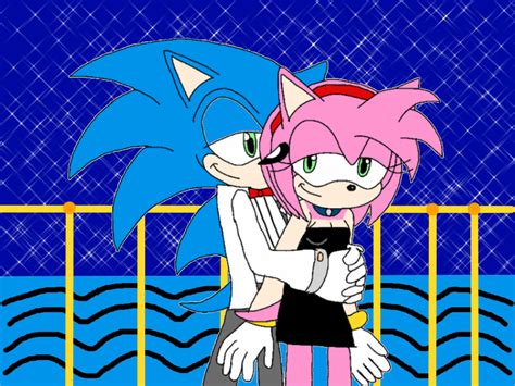 Sonic And Amy On A Hot Date By Crawfordjenny On Deviantart