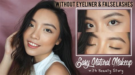 Easy Natural Makeup With Beauty Story Without Eyeliner And False