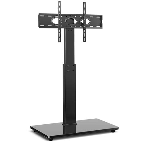 buy rfiver universal floor tv stand tall with bracket mount for 40 to 75 inch flat curved screen